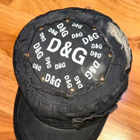 Authentic Super Rare Dolce & Gabbana Military Style Hat - Picture 2 of 13